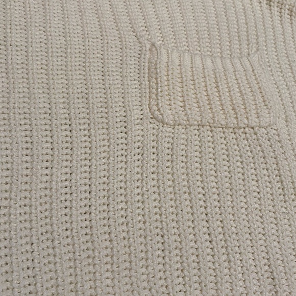 BEIGE CROCHET SWEATER - Picture 3 of 5